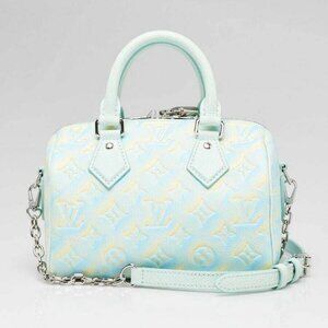 Louis Vuitton Water Vert Summer Stardust Monogram Empreinte Leather Speedy